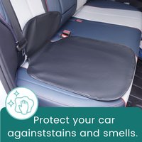1PC Car Seat Protector, Carseat Cover with Thick Padding, Baby/Pets for Child Car Seat-Universal Size(Black)