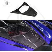 Dry Carbon Fiber Car Rear Trunk Engine Cabin Hood Vent Grille Cover For Mclaren 720S Rear Hood Cover 2017+