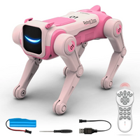 Intelligent RC Smart Robot Dog Multifunction Stunt RC Mechanical Dog Programmable Voice Command Bionic Robot Toy Children Gift
