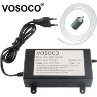 VOSOCO Ozone Generator Ozonizer Water Air Purifier Fruit Vegetable Meat Clean Fish Tank Kitchen Toilet Deodorization 1000mg