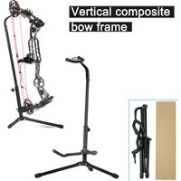 1pc Compound Bow Stand Bow Holder Standing Adjustable Height Removable Bracket Foldable fit Most Compound Pulley Bow Supplies