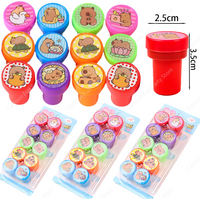 Capybara Stamps Party Favors Animal Capybara Seal Stamps for Kids Boys Girls Birthday Giveaway Souvenir Baby Shower Gifts