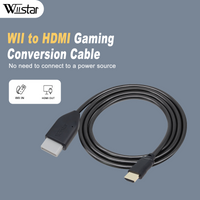 Wii TO HDMI Converter 5ft WII 2 HDMI cable Adapter Supports 480P 576I Compatible with Wii/Wii U/HDTV/Monitor