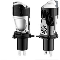 H4 Bi LED Mini Projector Lens LED Car Headlight Bulb 20000LM 100W CANBUS Turbo Auto Bulb H4 High Low Light Fog lamp bulb 12V