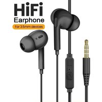 Sport Wired Earphones Heavy Bass Stereo For iPhone Xiaomi Huawei Comfortable In Ear Design Sports Running Music Audio Headset