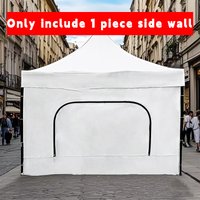 Sunshade Sidewall with Mesh Window for 10x10 Pop Up Canopy - Straight Leg Outdoor Instant Canopy Sidewalls, 1 PS (only Sidewall)