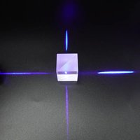Beam Spliter 10/15/20/30/40/50 mm High-precision Optical Glass Prism Splitting Cube Splitting Ratio R50% T50%