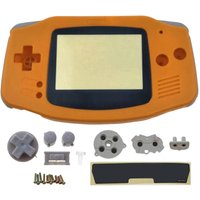 Replacement Full Housing Shell Kit DIY Casing Clear Replacement Shell Full Housing Cover with Buttons Custom For Game Boy GBA