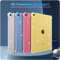 For iPad Air Mini Pro 8.3 9.7 10.2 10.9 11 11th 10th 9th 8th Generation Shimmering Glittering Soft Silicone Case Airbag Shell