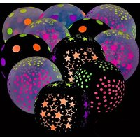 10Pcs 12Inch Fluorescent Balloons Neon Glow Latex Balloons Wedding Birthday Party Decor Glow Baloon Baby Shower Kids Gifts