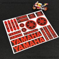 Durable Waterproof Reflective Stickers Modified Decor Decals for Yamaha Motorcycle Bicycle Helmet Fuel Tank