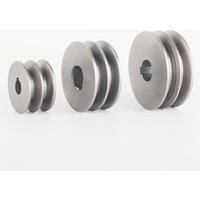 1 Piece 2A Type Double Slot Pulley Dia 60mm-120mm V-Belt Pulley Material Cast Iron Power Tool Accessories