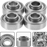4pcs Manual Wheelchair Accessories Front Wheel Bearing 608ZZ /7/8 Inch Front Pinion With Bearing Hub Interior Parts