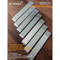 Diamond Sharpening Stone with 6061 Aluminum Base (4mm) - 7 Grits (150# to 2000#) for Guided Systems & Multi-Blade Sharpening