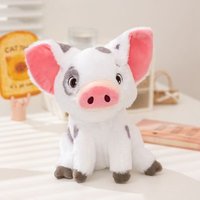 Kawaii Moana Pig Rooster Plush Toy Anime Pig Princess Chicken Stuffed Animals Sleep Toy Home Decor Birthday Gifts