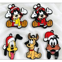 10 pcs Mixed Christmas Dog Charms Enamel Charms Pendants for Jewelry Making Necklaces Earrings Braceltes DIY Crafts Gifts
