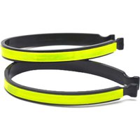AliExpress NONE 2pcs Hi-Viz Bike High Visibility Bicycle Pants Clip Reflective Trouser Clips Safety Strips Outdoor Cycling Ankle Leg