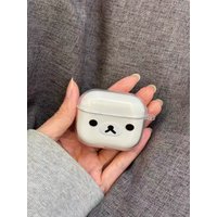New Creative Bear Expression Graffiti Earphone Protective Case Suitable for Airpods Pro 3/4 Apple Bluetooth Earphones 1/2