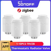 1-6PCS SONOFF TRVZB Zigbee Thermostatic Radiator Valve Smart Home eWeLink App Remote Control Works with SONOFF ZB Bridge-P image 4