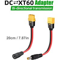 XT60 Plug Female Male To DC 5.5x2.1mm Connector Charging Adapter Cable Conversion Wire for RC Lipo Battery cars drones Airplane