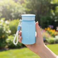 Sports Water Bottle 380ML Large Capacity Gradient Color Lightweight Portable Cup for Gym and RunningHot