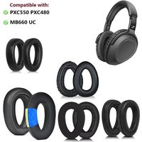 Ear Pads For Sennheiser PXC550 PXC480 MB660 UC Headphones Ear Covers Earmuffs PXC 550 ear pillows Cooling Gel cushions