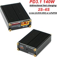 IP2366 PD3.1 140W Bidirectional Fast Charging 2S 3S 4S 5S 6S Lithium Battery Charging Discharging Li-ion Lifepo4 BMS RC Charger