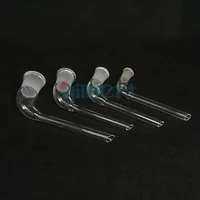 14/23 19/26 24/29 29/32 Joint Distilling Glass Adapter 105 Degree Bend Laboratory Glassware