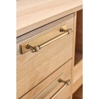 Goo-Ki Antique Brass Cabinet Drawer Pulls with Backplate Zinc Alloy Kitchen Hardware Furniture Handle Cabinet Bar Pulls