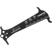 AliExpress Bicycle Chain Wear Indicator Ruler Repair Tool Mountain Road Bike Chain Gauge Measurement Checker Screw Diameter Stainless Steel