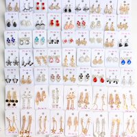 10/20Pairs/Lot Trendy Elegant New Design Irregular Drop Pearl Earring For Women Charm Mix Style Accessories Party Jewelry Gifts