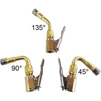 Ventilkern-Düsen-Verlängerungsstangen-Set 45 ° /90 ° /135 ° Reifenfüllverlängerungsrohr für Fahrräder, Motorräder, Automobile, Motorboote – Ersatzteile