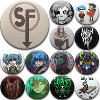 Sally Face Horror Game Character Button Pins Set - Collectible Button Badge Brooches for Backpacks Jackets Sal Fisher Figure Pin