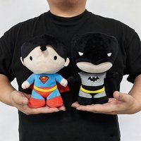 Classic Hero Plush Dolls 20cm Batman Superman DC Comics Justice League Soft Stuffed Toys for Kids Christmas Halloween Gifts