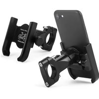 Universal Motorcycle Phone Holder 360° Rotating Aluminum Alloy Adjustable GPS Holder For iPhone Xiaomi Samsung Huawei