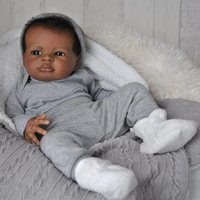 Already Painted Finished Silicone Reborn Baby Doll Handmade Reborn Preemie Baby Newborn Kids Toy Figure Gift Girl Correct Doll