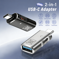 2 In 1 Type C To USB 3.1 U Female OTG Adapter Disk Data Transfer Converter USB C Headphone Charging Converter For iPhone Samsung