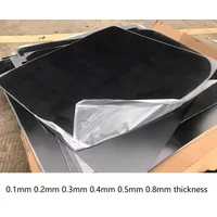 0.1mm 0.2mm 0.3mm 0.4mm 0.5mm 0.8mm thickness black FR4 fiberglass sheet black FR-4 Epoxy Glass epoxy resin thin plate PCB panel
