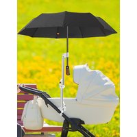 AliExpress willstar 2/3 Fold Stainless Steel Umbrella Stand Adjustable Stroller Umbrella Mount Holder 360° Rotation Bicycle Sunshade Fixing Clip