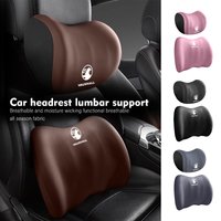 Memory Foam Car Logo Seat Headrest Lumbar Support Neck Cushion Accessories For Vauxhall VXR Astra Tigra Zafira Vectra Sign