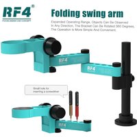 RF4 Stereo Microscope Articulating Arm Rotatable Universal Both Arms Stand Telescopic 360 Lifting Maintenance Detection