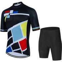 AliExpress NONE Men's Cycling Jersey Man Mtb Bicycle Clothing Short Sets Men's Sportswear Set Summer Road Bikes Bib Shorts Jacket Cycle Wear