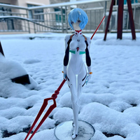New Genesis Evangelion Anime Figure EVA Ayanami Rei Two-Dimensional Model Chassis Desktop Ornament Doll Toys Birthday Gifts