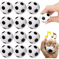 6/50Pcs Squeeze Soccer Ball Toys Sports Theme Birthday Party Favors Rubber Football Gift Cake Decor Goodie Bag Pinata Filler