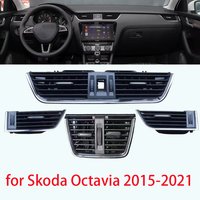 LINGJIE Front Left Right Rear Air Conditioner AC Vent Grille Assembly for Skoda Octavia 2015-2021 5E0820951 5E0819701 5E0819702