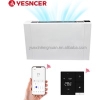 Energy Saving Hydronic Fancoil Chilled Water Wall Mounted DC Slim Fcu Fan Coil Unit for Heating and Cooling