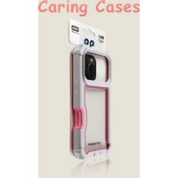 For iPhone 17 Pro Max Case Pink Space Bumper Clear Acrylic 4-Corner Shockproof Protective Design with iPhone 16 15 14 13