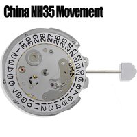 China NH35 Movement Can Replace The Japanese NH35 Movement Date At 3 o'clock White Calendar High Accuracy Automatic Mechanical