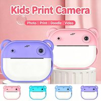 2" Screen Kids Instant Print Camera For Kids Thermal Print Camera Instant Photo Printing With 32G Memory Card