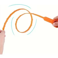 Household Drain Cleaner Tool For Hair Clog Removal Wash Basin Pipe Unclogging Essential Cleaning Kit